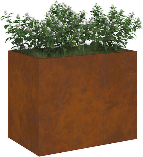 vidaXL Pot Metallic Brown 50x32x40cm.