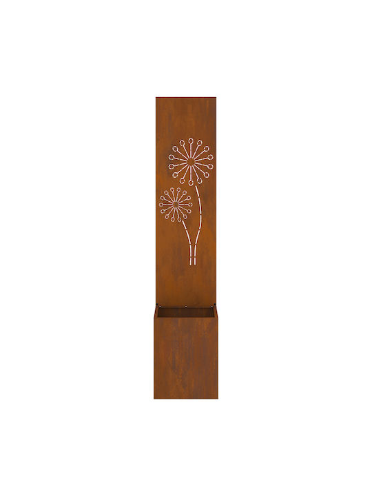 vidaXL Ghiveci Metal Rusty 32x140cm.
