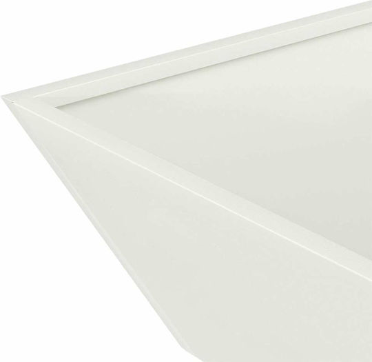 vidaXL Σετ 5 Ζαρντινιέρες Πλαστικές Λευκό 50x15εκ.