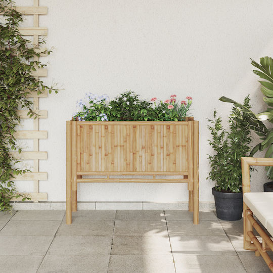 vidaXL Blumenkasten Bambus Brown 90x35x70cm.
