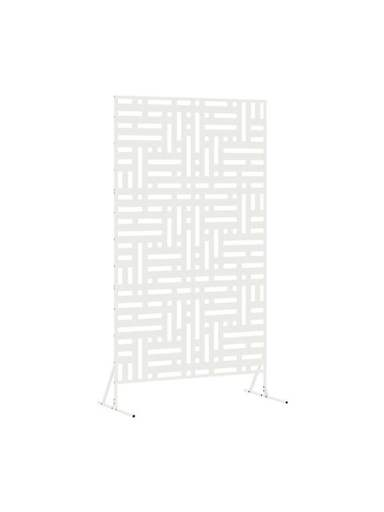 vidaXL Raumteiler Metall 100x180cm