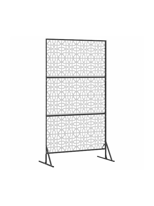 vidaXL Raumteiler Metall mit 1 Paneel 100x180cm