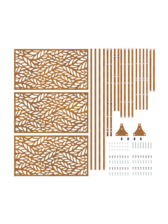 vidaXL vidaXL Metal Room Divider 100x180cm