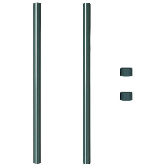 vidaXL Garden Fencing Material 2pcs Green