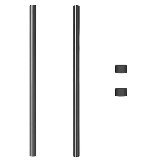 vidaXL Garden Fencing Material 2pcs Gray