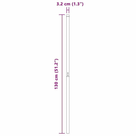 vidaXL Garden Fencing Material 2pcs Silver