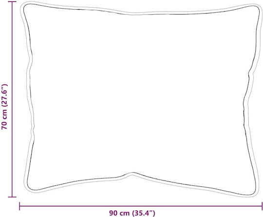 vidaXL Hotel Duvet Cover Polycotton 200x200cm 3pcs