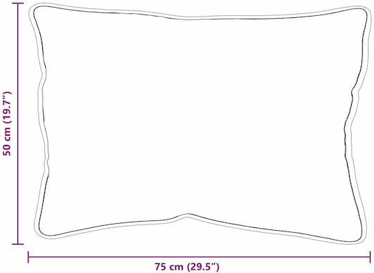 vidaXL Παπλωματοθήκη Hotel Polycotton 200x200cm 3buc