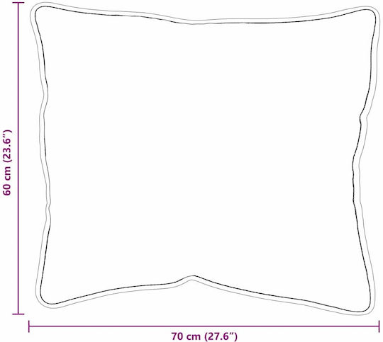 vidaXL Παπλωματοθήκη Hotel Polycotton 200x200cm 3buc