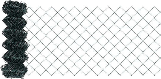 vidaXL Wire Fencing Galvanized Set Silver 0.6x25m