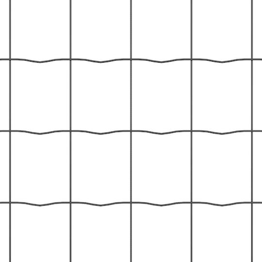 vidaXL Συρματόπλεγμα Γαλβανιζέ Γκρι 0.8x25m