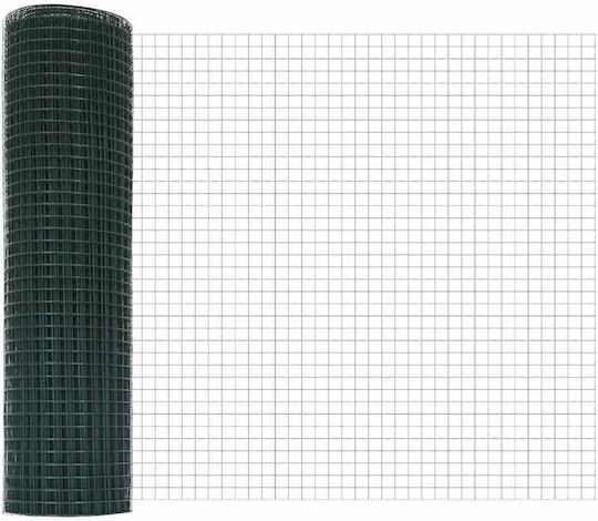 vidaXL Wire Fencing Set Green 0.6x25m