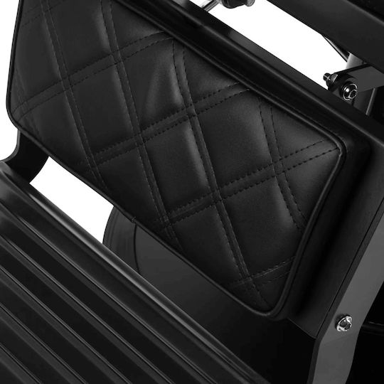 Barber Equipment Καρέκλα Κουρείου Μαύρη με Ρυθμιζόμενο Ύψος