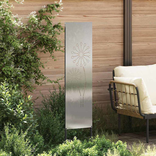 vidaXL Garden Decoration Made of Stainless Steel 32x1.7x140cm 876235