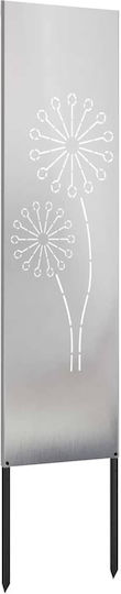 vidaXL Garden Decoration Made of Stainless Steel 32x1.7x140cm 876235