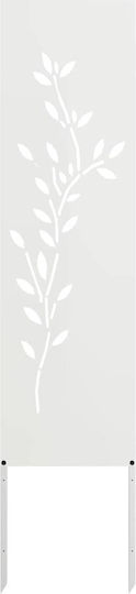 Vidaxl Decorative Garden Panel White 32 x 140 cm