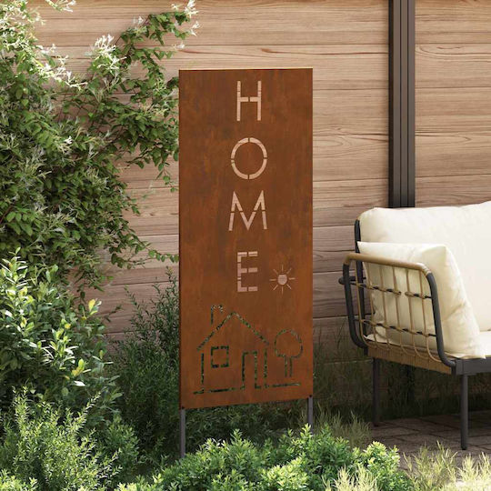 Vidaxl Διακοσμητική Πλάκα Κήπου Σκ Rusty 50 X 140 Cm Ανθεκτικό Ατσάλι