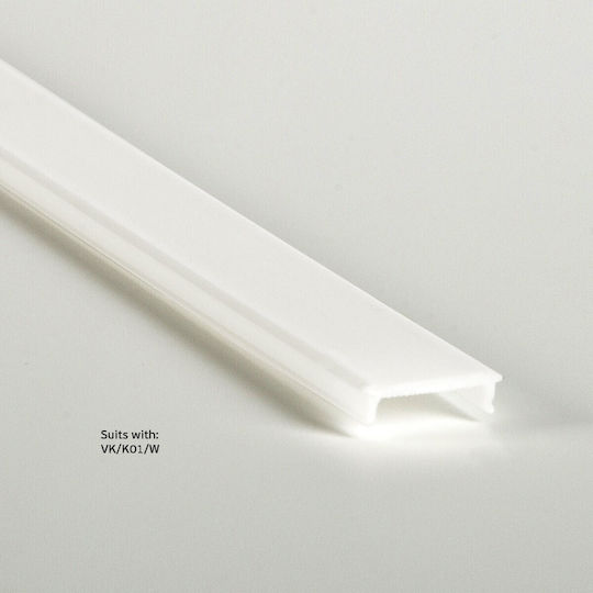 VK Lighting External Aluminum Profile for LED Strip 200x1.7x0.9cm