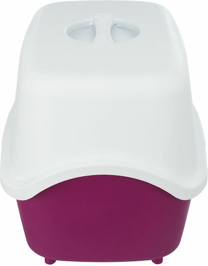 Trixie Vico Τουαλέτα Γάτας Κλειστή Μπορντό Μ40 x Π40 x Υ56cm