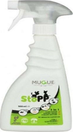 Mugue Stopp 3 In 1 Spray Απώθησης Σκύλου 500ml