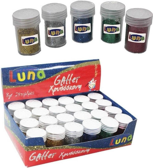 The Littlies Gold Glitter Gold Dust in Shaker Jar 8gr