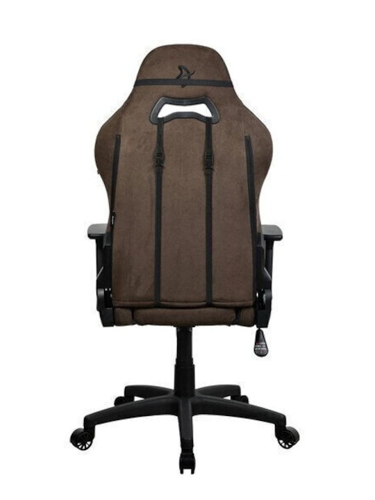 Arozzi Torretta Supersoft Gaming Stuhl mit verstellbaren Armlehnen Braun