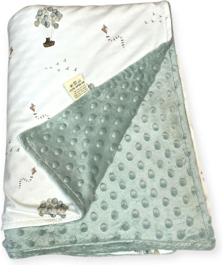 Grandes Suenos Duvet Crib Cotton Green 75x100cm