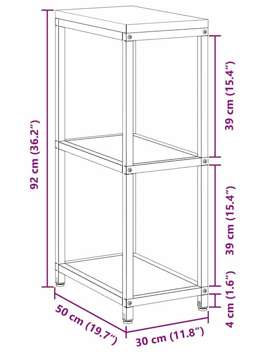 Επιδαπέδιο Ντουλάπι Λευκό 60x50x92εκ.