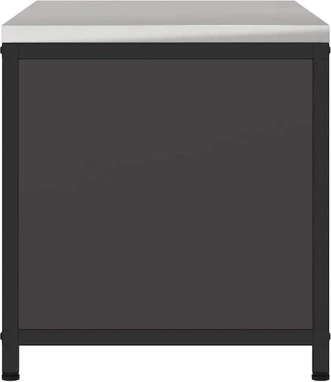 Floor Cabinet Black 90x50x53cm