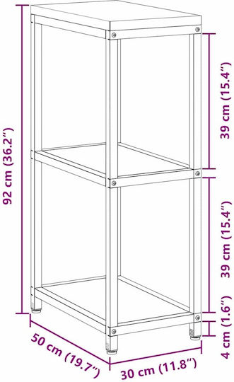 Επιδαπέδιο Ντουλάπι Μαύρο 60x50x92εκ.