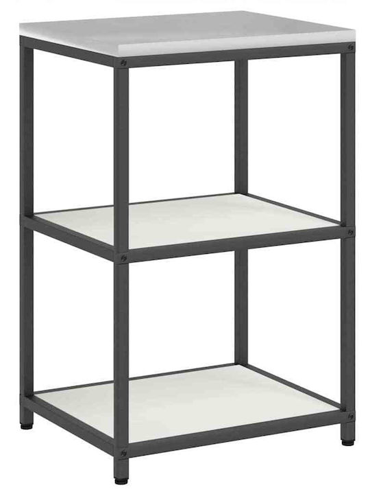 vidaXL Boden-Küchenschrank Weiß 180x50x92cm