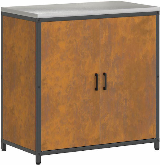 Vidaxl Ντουλάπα Αποθήκευσης Κουζίνας Ράφι Σκ Rusty 60 X 50 X 92 Εκ