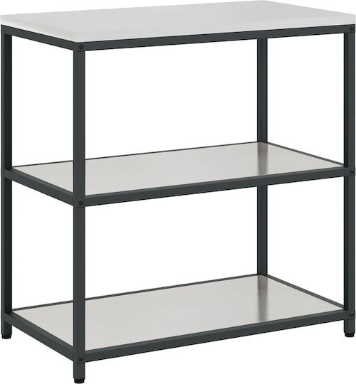 Dulap De Bucătărie De Pardoseală Alb 150x50x92cm