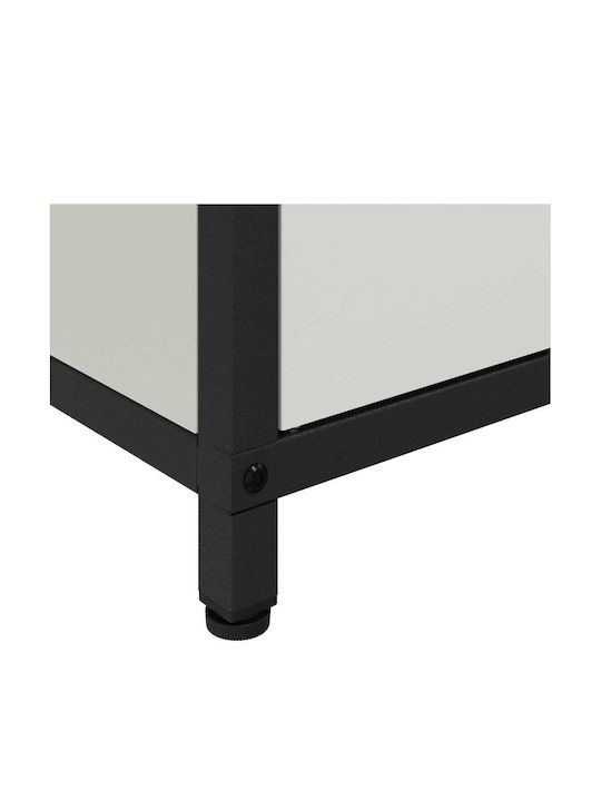 Vidaxl Kitchen Storage Cabinet White 60 X 50 X 92 Cm Steel