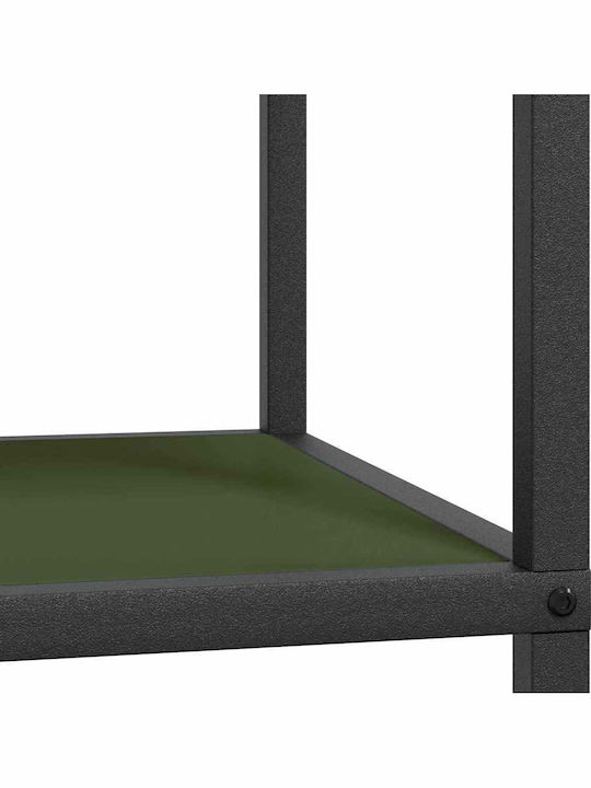 Vidaxl Ράφι Αποθήκευσης Κουζίνας Ελαιόχρωμο 60 X 50 X 92 Εκ Ατσάλι