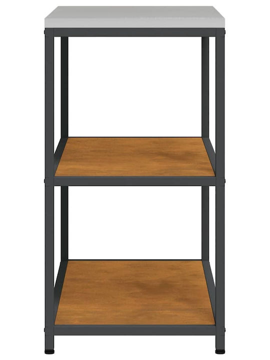 Vidaxl Kitchen Storage Rack Rusty Shelf 60 X 50 X 92 Cm
