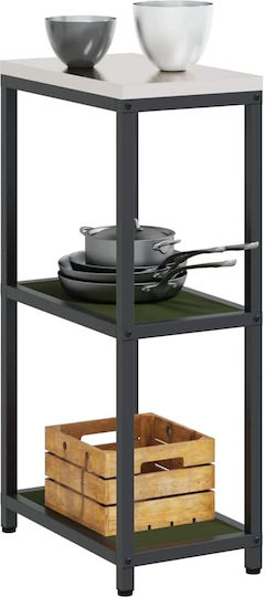 Vidaxl Lebensmittelregal Küchen Eloxiert 60 X 50 X 92 Cm Aus Stahl