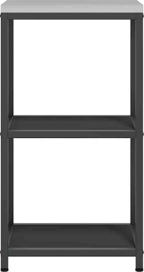 Vidaxl Kitchen Storage Rack Black 60 X 50 X 92 Cm Steel