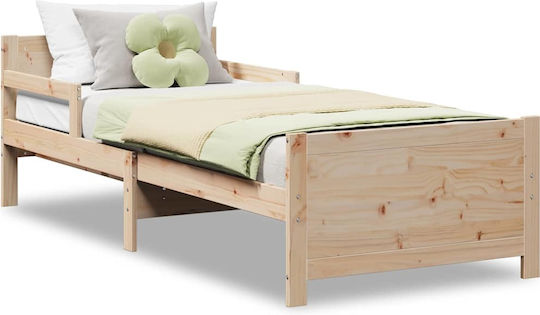 Vidaxl Erweiterbares Kinderbett Braun 80 x 130 165 200 cm