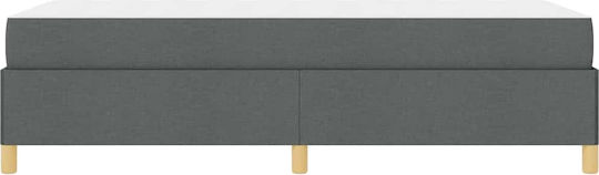 Kinderbett Klassisch Einzeln Gray für Matratze 90x200cm