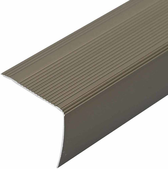 Vidaxl Schutzkappen Für Treppenkanten 10 Stück Bronzefarben 67 Cm Aluminium