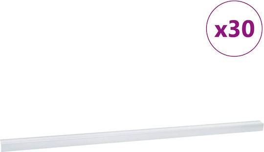Vidaxl Ladder Base 30 Pieces Silver 67 Cm Aluminum