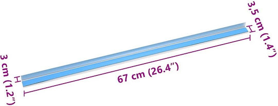 Vidaxl Stair Edge Protectors 10 Pieces Silver 67 Cm Aluminum