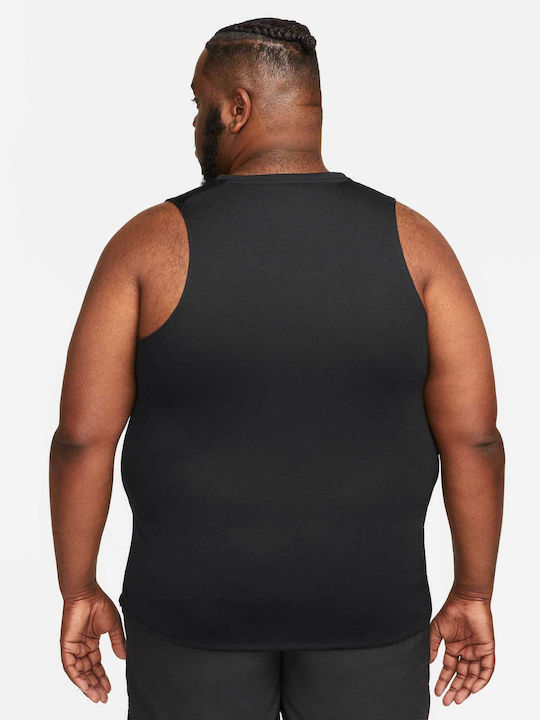Dri-FIT Miler Dri-Fit Sportliches Kurzarmbluse Schwarz