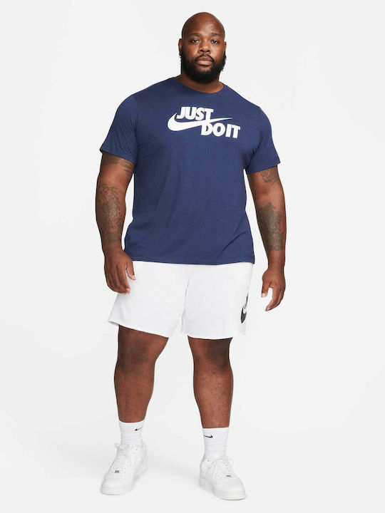 Just Do It Athletic T-shirt Navy Blue
