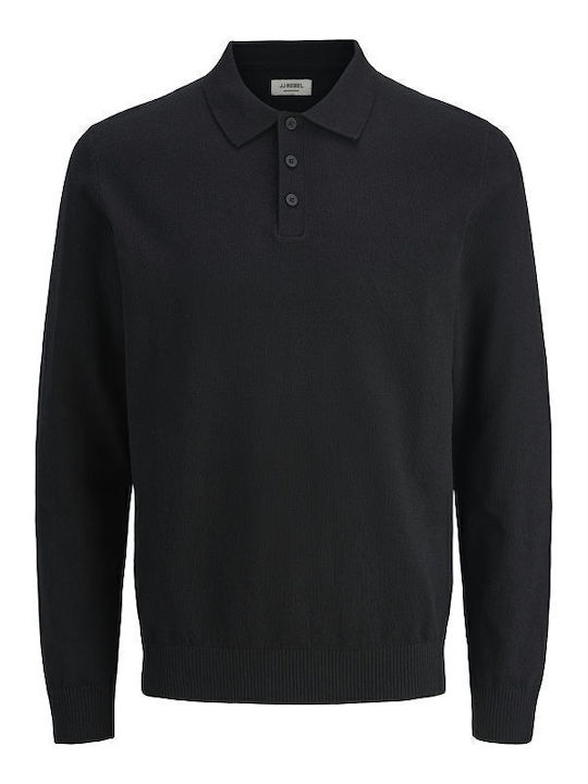 Polo Long Sleeve Blouse Black