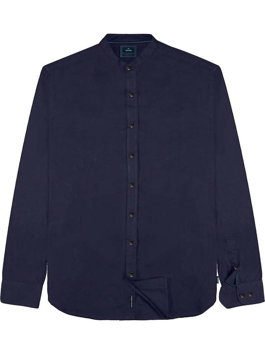 Long-sleeved Cotton Shirt Indigo