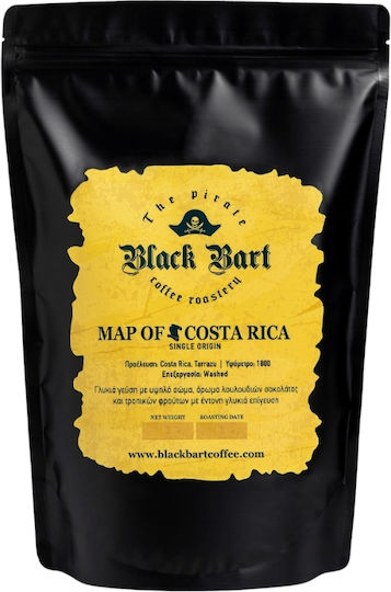 Black Bart Coffee Espresso Kaffee Arabica Costa Rica Map Of Costa Rica Gemahlen 250gr