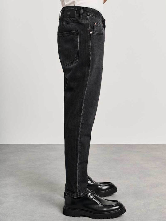 Typos Ανδρικό Παντελόνι Τζιν με Loose Baggy Εφαρμογή Black