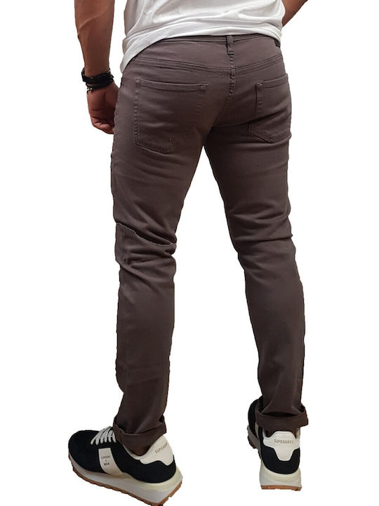 Jack & Jones Glenn Ανδρικό Παντελόνι Τζιν Ελαστικό Slim Fit Γκρι